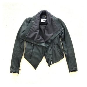 DOMA Leather Jacket (convertible sleeves)